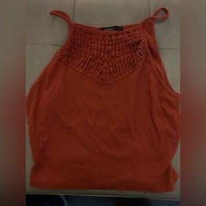 Women’s Medium Forever 21 Excellent Condition Orange Red Tank Top Shirt